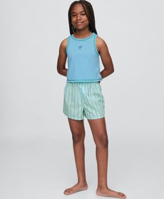 Resim Açık Mavi Lilo & Stitch Çocuk Geri Dönüştürülmüş Pijama Takımı - Açık Mavi / 12 