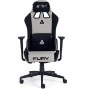 Resim Titanseat Fury Gray Kumaş Oyuncu Koltuğu Gri 