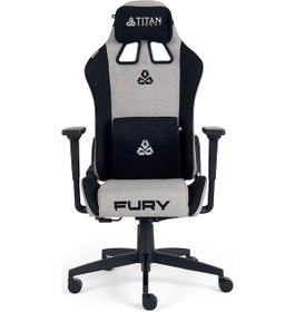 Resim Titanseat Fury Gray Kumaş Oyuncu Koltuğu Gri 