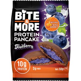 Resim BİTE&MORE Protein Pancake Yaban Mersini 50g 