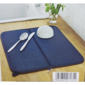 Resim PremiumPort Lacivert Bulaşık Matı, 44X36 Cm, Yumuşak ve Dayanıklı Temizlik Aksesuarı 