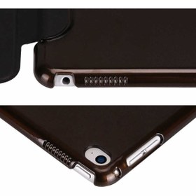 Resim Gpack Apple iPad Pro 12.9 2021 5.Nesil Kılıf Smart Cover Kapaklı Standlı sm33 + Nano + Kalem Mavi 