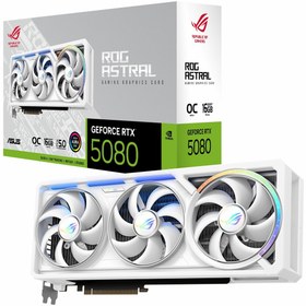 Resim ASUS ROG Astral GeForce RTX 5080 White OC 16GB GDDR7 256Bit HDMI/DP Ekran Kartı 
