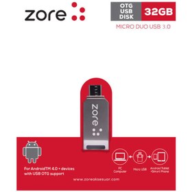 Resim Genel Markalar Zore 3.0 Micro Metal Otg 32 Gb 