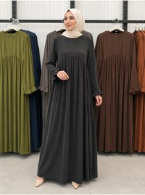 Resim CARLIN Premium Medine İpeği Tesettür Ferace 