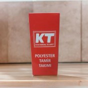Resim Su deposu tekne, ev plastik pvc fiber malzemede çatlak delik kapatıcı polyester tamir takımı 250 gr 