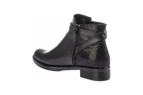 Resim Fox Shoes Siyah Yılan Kadın Bot E726490009 