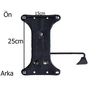 Resim ERDEMER Plastik Yıldız Ayak, 120'lik Amortisör,Tek Kollu Mekanizma Ve 5 Adet Tekerlek 