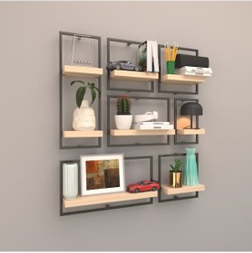 Resim Rafkestir Milano Raf Seti - Model 4 Akçaağaç ( Mat ) 