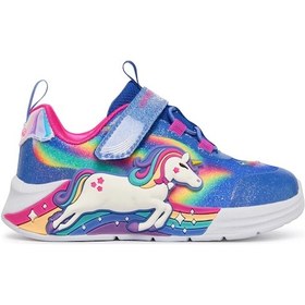 Resim Skechers Unıcorn Chaser Işıklı Kız Çocuk Ayakkabı 302298n-blmt Çok Renkli 