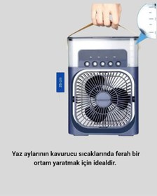 Resim Sessiz - 204 - Çalışan Turbo Fan Güçlü Hava Akışlı Masa - Flzdgnkr - Üstü Vantilatör 