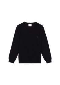 Resim U.S. Polo Assn. Kız Çocuk Siyah V Yaka Basic Kazak 50294198-VR046 