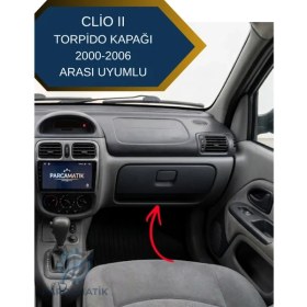 Resim Pae Renault Clio Iı 2000-2006 Torpido Kapağı Koyu Gri 35X19 cm Oem 7701048305 Uyumlu 