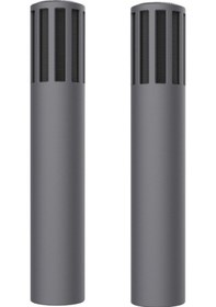 Resim Teslamic Mikrofon İçin 1 Çift Silikon Koruyucu Kılıf Kablosuz Mikrofon Kapağı Gelişmiş Gri 