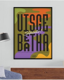 Resim Anason İşleri Sláinte Renkli Poster 50x70cm 