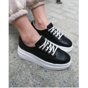 Resim Follini Kadın Deri Sneaker Vizon 
