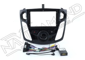 Resim ÖZER ELEKTRONİK FORD FOCUS 3 \u002F3.5 \u002F 4 SİYAH ANDROİD TEYP ÇERÇEVE (9 INCH) - SOKET - CANBUS 