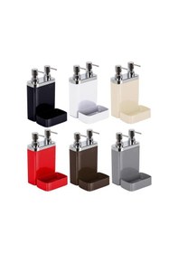 Resim Primanova Viva Süngerlikli 2'li Sıvı Sabunluk Siyah M-e10-06 