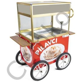 Resim Pilavcı Arabası Tekerlekli Tüplü (Model Düzce) 