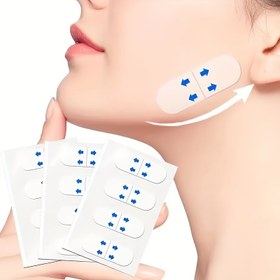 Resim 200 Adet, Ultra İnce Görünmez Yüz Bantları, Gözler, Çift Çene ve Boyun İçin Uygun, Su Geçirmez Şeffaf Şekillendirme Bandı, Cilt Gerdirme ve Bakım Aracı 