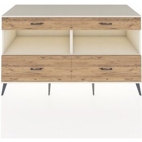 Resim Kronos Konsol 2 Raflı 4 Çekmeceli 176x59x99 Aytaşı-aytaşı/çam Aytaşı-aytaşı/çam 