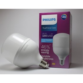 Resim Philips 24w Tforce Büyük Boy Yüksek Işıklı Beyaz Renk Torch Ampül 6500k 