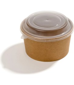 Resim 187 Çap Sıcağa Dayanıklı Tahliye Delikli Pp Kapak (1000 ml Kaseler Için) 300 Adet 