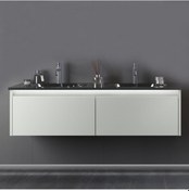 Resim Orka Lisbon 132 Cm Mdf Kaşmir Banyo Dolabı Alt Modül Ve Lavabo 