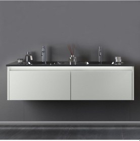 Resim Orka Lisbon 132 Cm Mdf Kaşmir Banyo Dolabı Alt Modül Ve Lavabo 