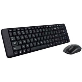 Resim Logitech Mk220 Q Kablosuz Siyah Multimedya Klavye/mouse Set 920-003163 Optik 