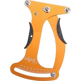 Resim Yunboo Bisiklet Gövde Gerilim Ölçer - Dairesel Ve Düz Gövdeler İçin Tork Ayar Aracı, Alüminyum Cnc İşleme, Bisiklet Tekerlek Kalibrasyonu 