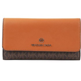 Resim Michael Kors Jet Set Charm Lg Trifold Wallet 32F1GT9E3B-BRN Kadın Cüzdan Kahverengi 
