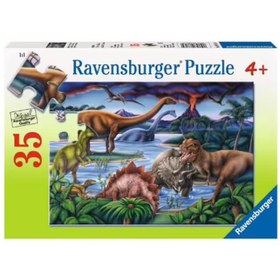 Resim Ravensburger 35 Parça Puzzle Dinozorlar 086139 