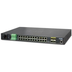 Resim Planet Pl Igsw 24040T 24 Port Gigabit 4 Port Sfp L2 Endüstriyel 