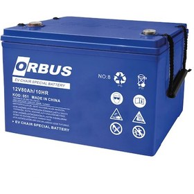Resim Orbus 12v 80ah Engelli Araç Aküsü 