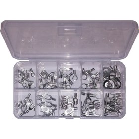 Resim Genel Markalar 100 Adet 10 Boy Kutulu Sıkma Kablo Pabucu Terminali 