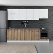 Resim Minar 275 Cm Mutfak Dolabı Beyaz Dore 275-D5 Beyaz 