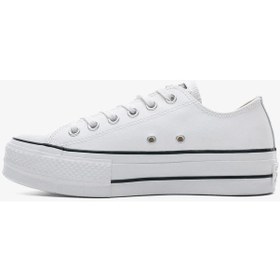 Resim Converse Chuck Taylor Lıft Kadın Ayakkabı 561680c Beyaz 