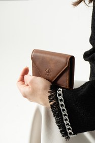 Resim Westpolo Hakiki Deri Unisex Akordiyon Kartlık, Kartvizitlik 