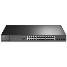 Resim TL-SG3428MP 24 Port 10-100-1000 Poe+ Switch 4 Port SFP L2 Çelik Kasa Rack Mount TP-Link