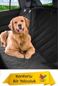 Resim TayMer Araba Koltuk Koruma Kılıfı Kedi Köpek Şilte Minderi Araç Köpek Yatağı Evcil Hayvan Bagaj Havuzu 