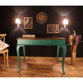 Resim Wooding 100 cm Çekmeceli Masif Çalışma Masası 