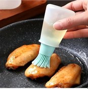 Resim Maxaccess 1 Adet Ölçekli Silikon Fırça Kapaklı Yemeklik Yağ Fırçası Barbekü Sos Fırçası Mor 