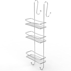 Resim tekno-tel 3 Katlı Duşakabin Rafı 