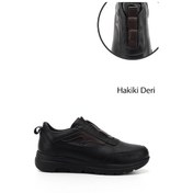 Resim Gönderi R Siyah Dilden Lastikli Hakiki Deri Comfort Ayakkabı Siyah 