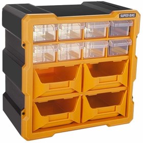 Resim Genel Markalar Super Bag 12’li Monoblok Avadanlık Ve Çekmece Seti Düzenleyici 