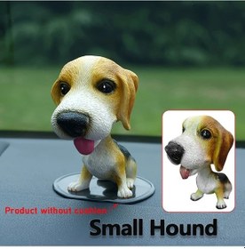 Resim Cloud011 Sevimli Beagle Köpek Araç Dekorasyonu Sallanan Başlı Resin Aksesuar 