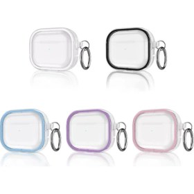 Resim Apple Airpods Pro 2 (2.nesil) Shiny Şeffaf Kılıf - Pembe 