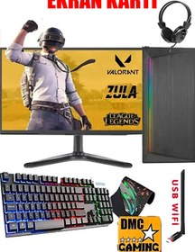 Resim DMC N38x(PUBG,GTA 5) I5-3470,16gb RAM,256GB SSD,4GB RX550,19''monitör,oyuncu Masaüstü Bilgisayar 