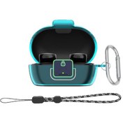 Resim Moveevo Bose Quietcomfort Kulaklık Kılıfı, Tpu Malzeme Tam Koruma, Şeffaf Mavi + Askı Kordon + Temizlik Seti Ve Karabiner İle Kolay Taşıma Diğer 